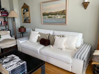 Sofá Cama Tela Blanco