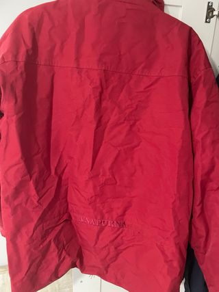 Chaqueta Anapurna Técnica Roja y Negra