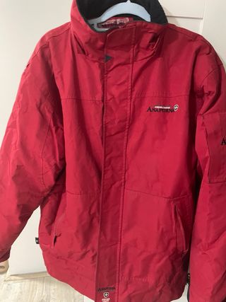 Chaqueta Anapurna Técnica Roja y Negra