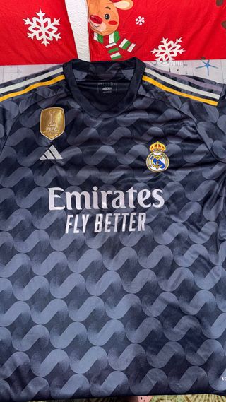Camiseta Real Madrid Adidas Azul Marino  Talla L