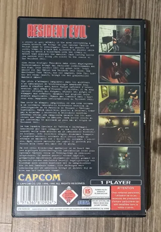 Resident Evil Sega Saturn PAL