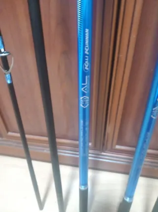 Cañas Surfcasting Kalikunnan Redgate, con funda.