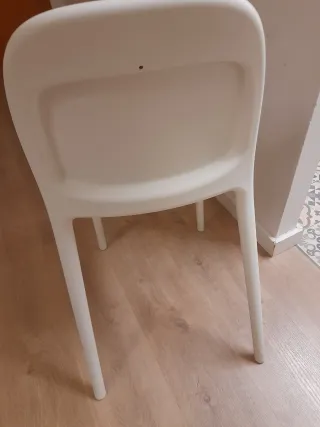 Silla alta Ikea blanca