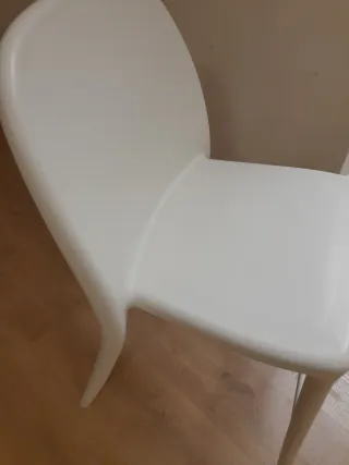 Silla alta Ikea blanca