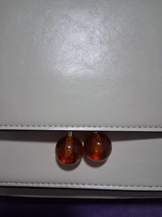 Bolso RP Beige y Dorado