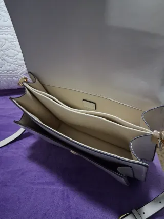 Bolso RP Beige y Dorado