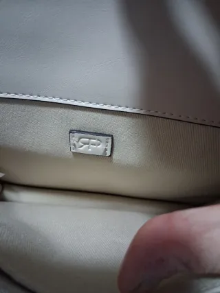 Bolso RP Beige y Dorado