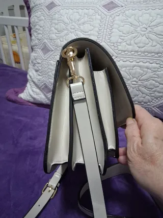 Bolso RP Beige y Dorado