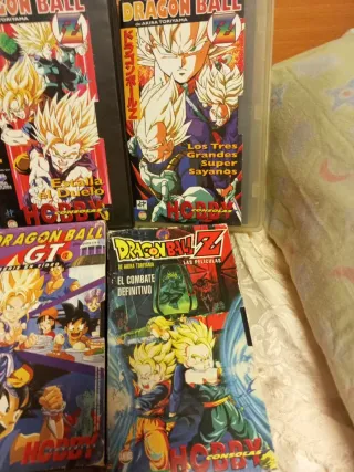 Lote Cintas VHS Dragon Ball Z y GT