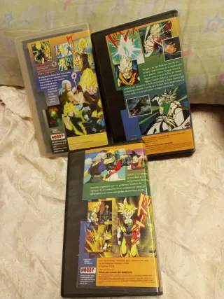 Lote Cintas VHS Dragon Ball Z y GT