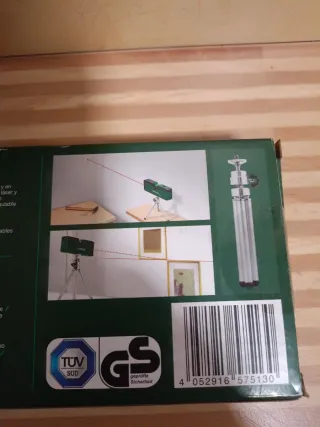 Nivel láser Parkside con trípode