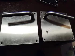 Manetas de puerta de acero inoxidable