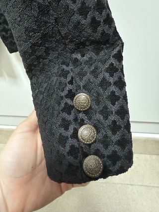 Corpiño de fallera negro con bordado