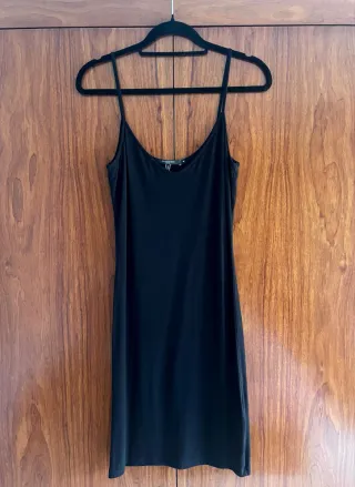 Vestido midi metalizado