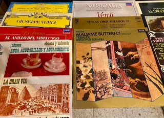 Colección vinilos de ópera, rock, pop,...
