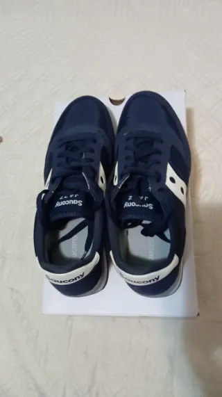 Saucony Jazz Original Hombre Azul Blanco 42,5