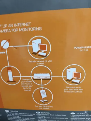 Cámara video vigilancia IP D-Link DCS-910 (Cablead