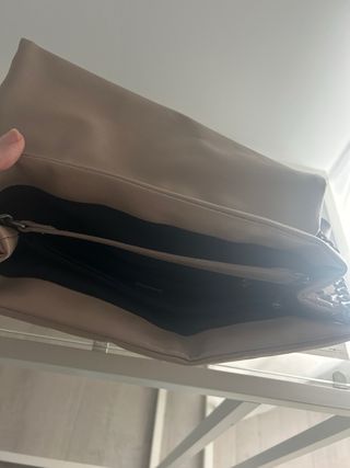 Bolso Parfois Beige Cadena Plateada