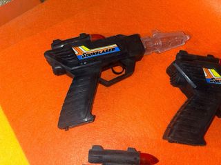 Lotto 3 pistole giocattolo anni 80 sound laser