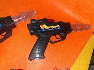 Lotto 3 pistole giocattolo anni 80 sound laser