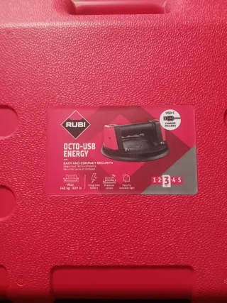 Ventosa Rubi Octo-USB Energy