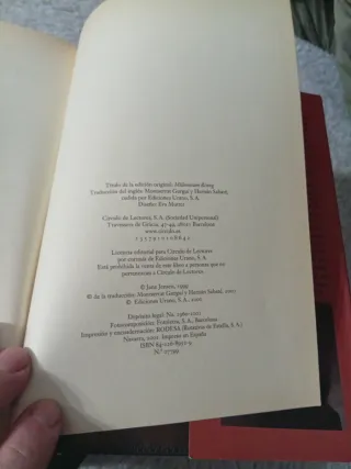 Tres libros novela histórica y de misterio