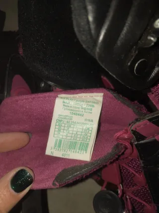 Patines en línea Decathlon Play7 Morado Talla 39