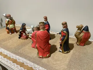 Conjunto 10 Figuras Belén Cerámica