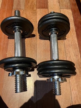 Mancuernas ajustables