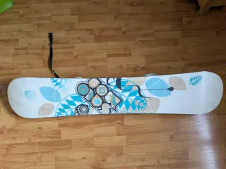 Tabla Snowboard con Fijaciones