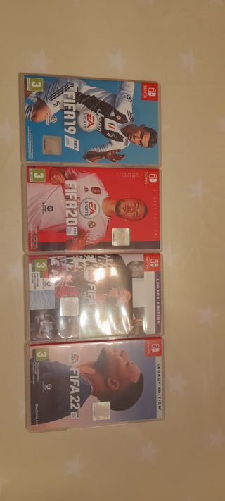 Pack FIFA 19, 20, 21 y 22 para Nintendo Switch