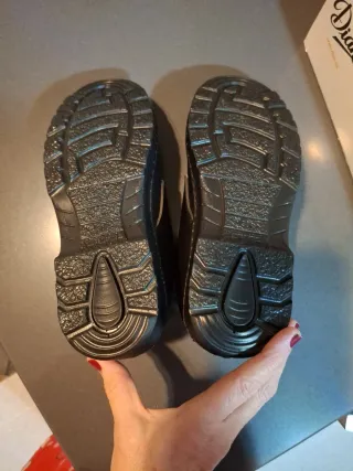 Zapatos de trabajo Dian unisex negros