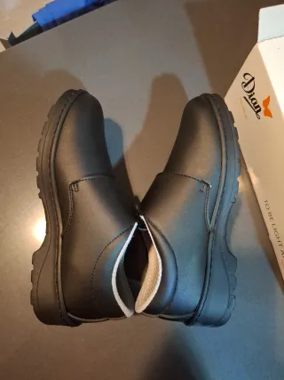 Zapatos de trabajo Dian unisex negros