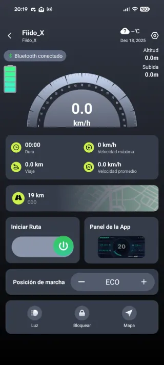 Bici Fiido X (19 Km), manillar plano y Extras