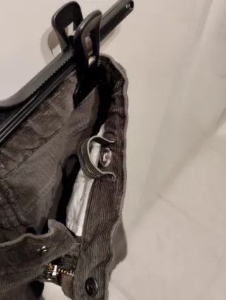 Pantalón pana niño gris marengo.