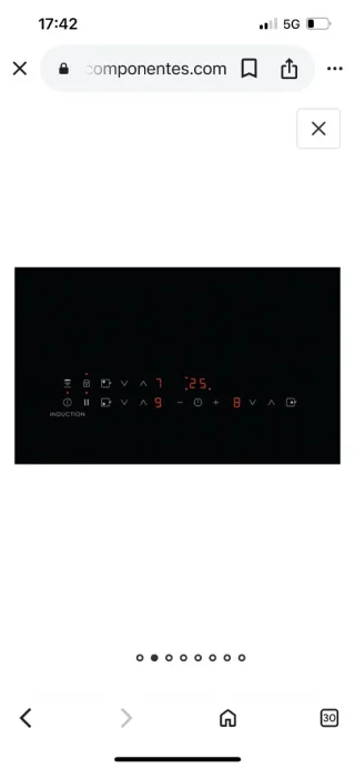 Placa vitroceramica inducción Electrolux LIT60336