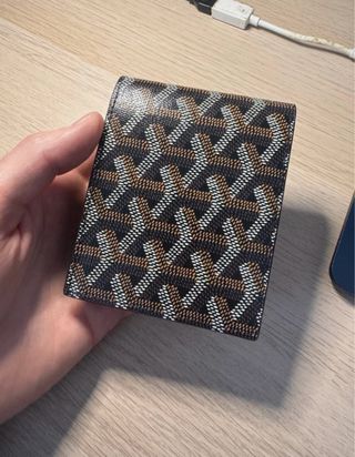 Cartera Goyard Negra y Marrón