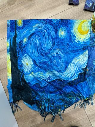 Set Van Gogh: Pañuelos, Bufanda y Guantes