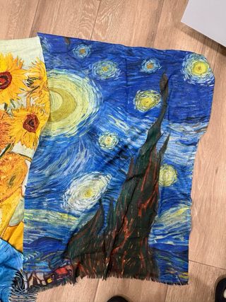 Set Van Gogh: Pañuelos, Bufanda y Guantes