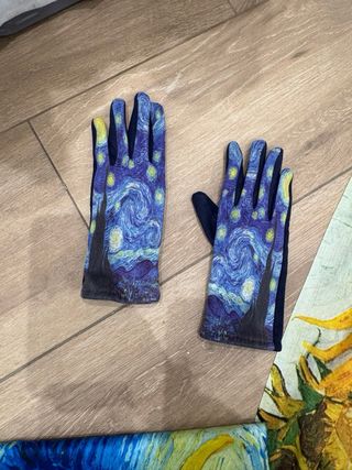 Set Van Gogh: Pañuelos, Bufanda y Guantes