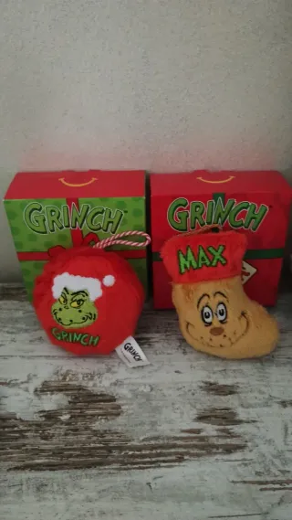 Palline Grinch in tessuto Mc Donald's