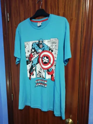 Camiseta Capitán América Marvel XL