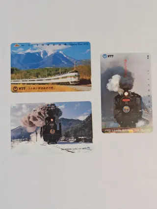 Schede telefoniche treni giapponesi NTT