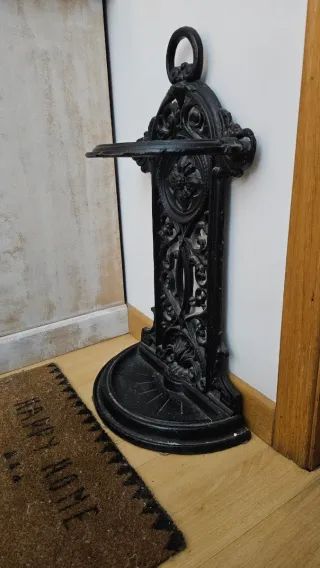 Paragüero de hierro forjado