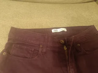 Pantalones anchos morados