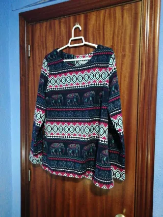Jersey estampado elefantes talla 42