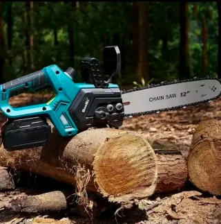 Motosega 12" Elettrico 2 BATTERIE Serbatoio Olio