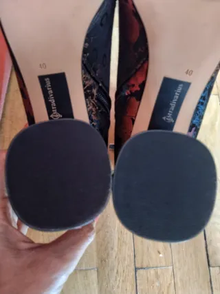 Botines tacón ancho T-40 'Stradivarius' nuevos