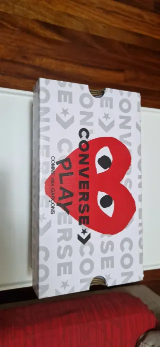 Converse Play Comme des Garçons Blancas