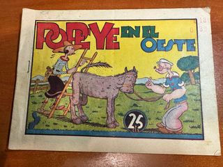 Popeye en el Oeste Hispano Americana 25 cts.